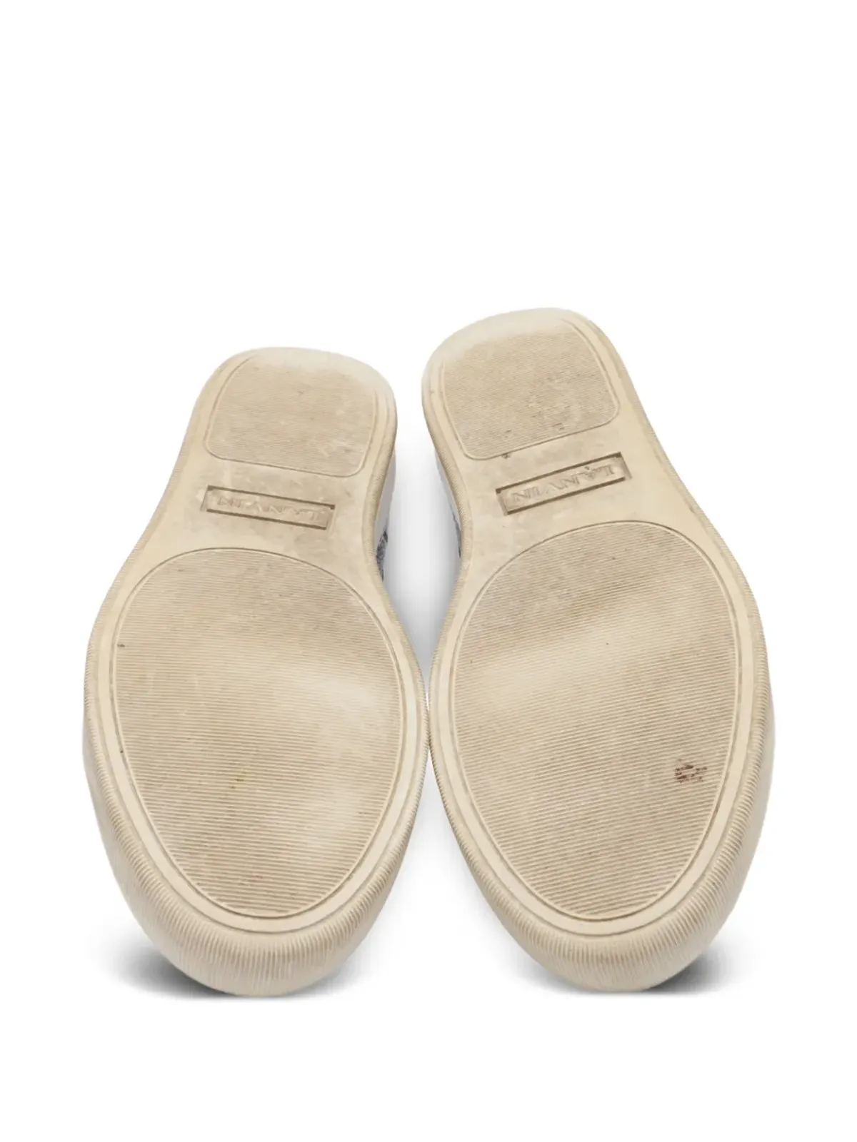 Lanvin Pre-Owned DBB1 ローカット レースアップ スニーカー - グレー - 画像5