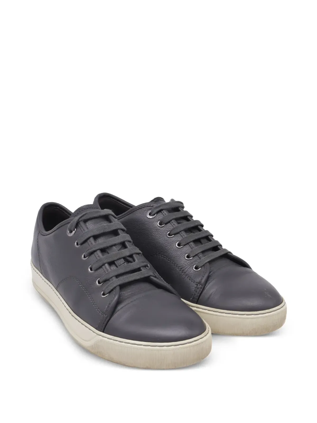 Lanvin Pre-Owned DBB1 ローカット レースアップ スニーカー - グレー - 画像2