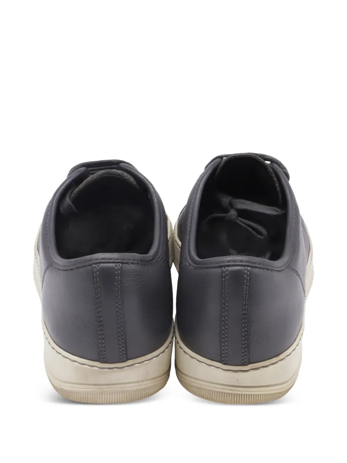 Lanvin Pre-Owned DBB1 ローカット レースアップ スニーカー - グレー - 画像3