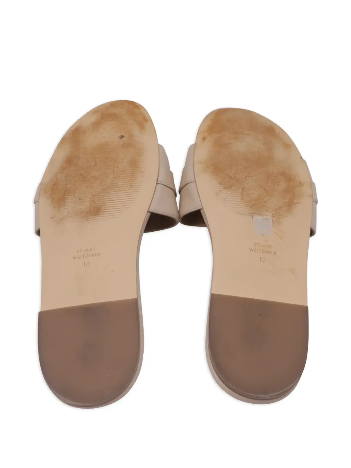 Stuart Weitzman クリスタル装飾 ラウンドトゥ・スライド - 画像3