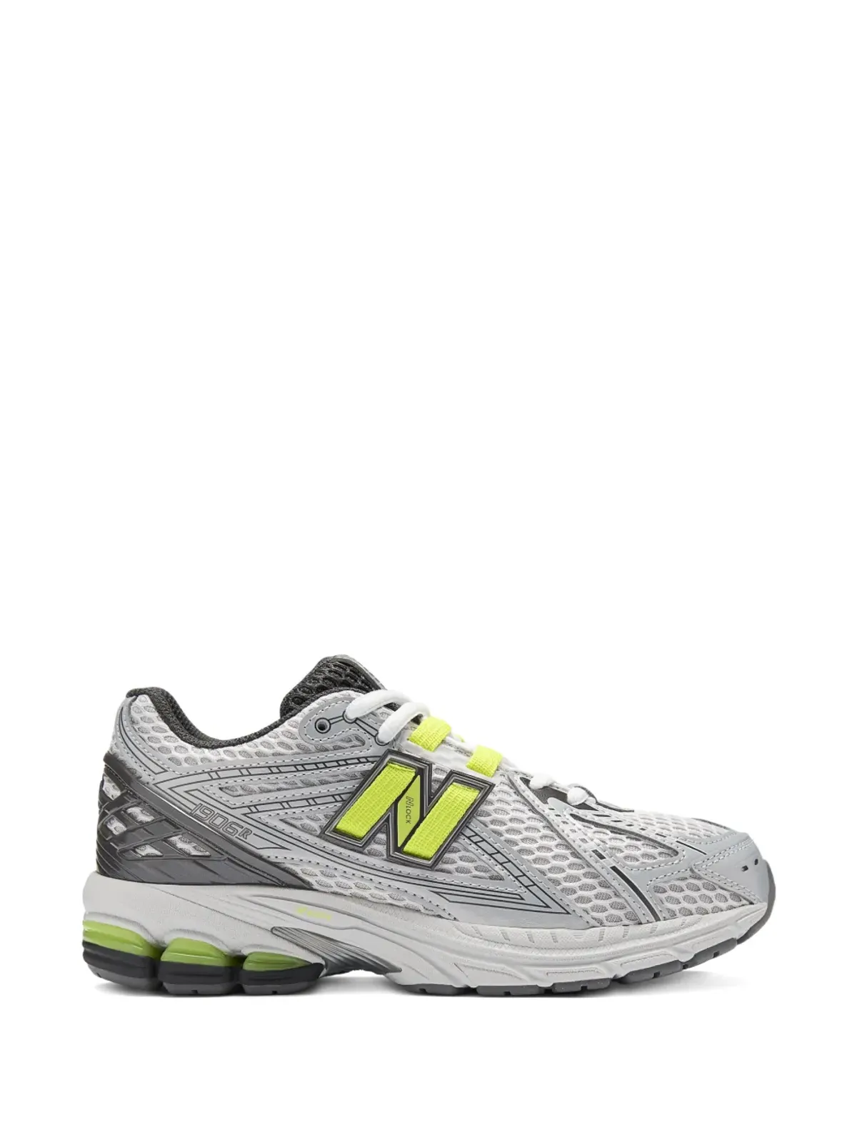 New Balance Kids 1906 メタリックエフェクト レースアップスニーカー - 画像2