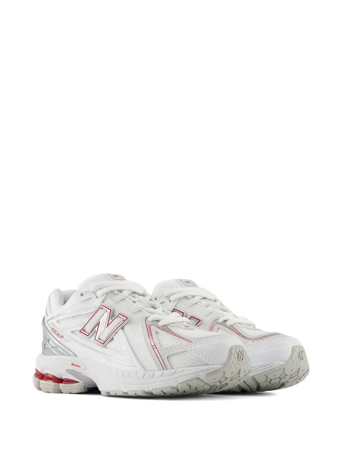 New Balance Kids 1906 レースアップ・パネルドスニーカー - ホワイト - 画像3