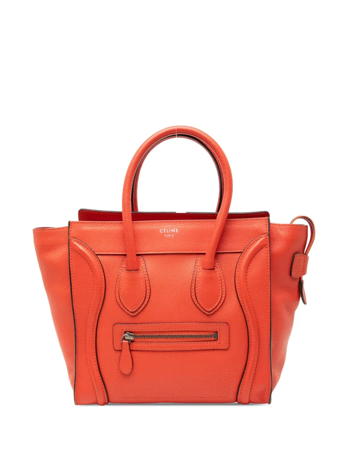 Celine Pre-Owned 2013 マイクロレザー ラゲージ トートバッグ - 画像1