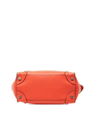 Celine Pre-Owned 2013 マイクロレザー ラゲージ トートバッグ - サムネイル4