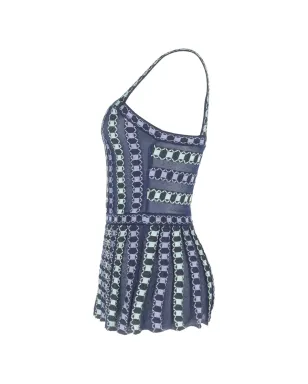 Missoni Pre-Owned chain-print top - Blue - サムネイル2