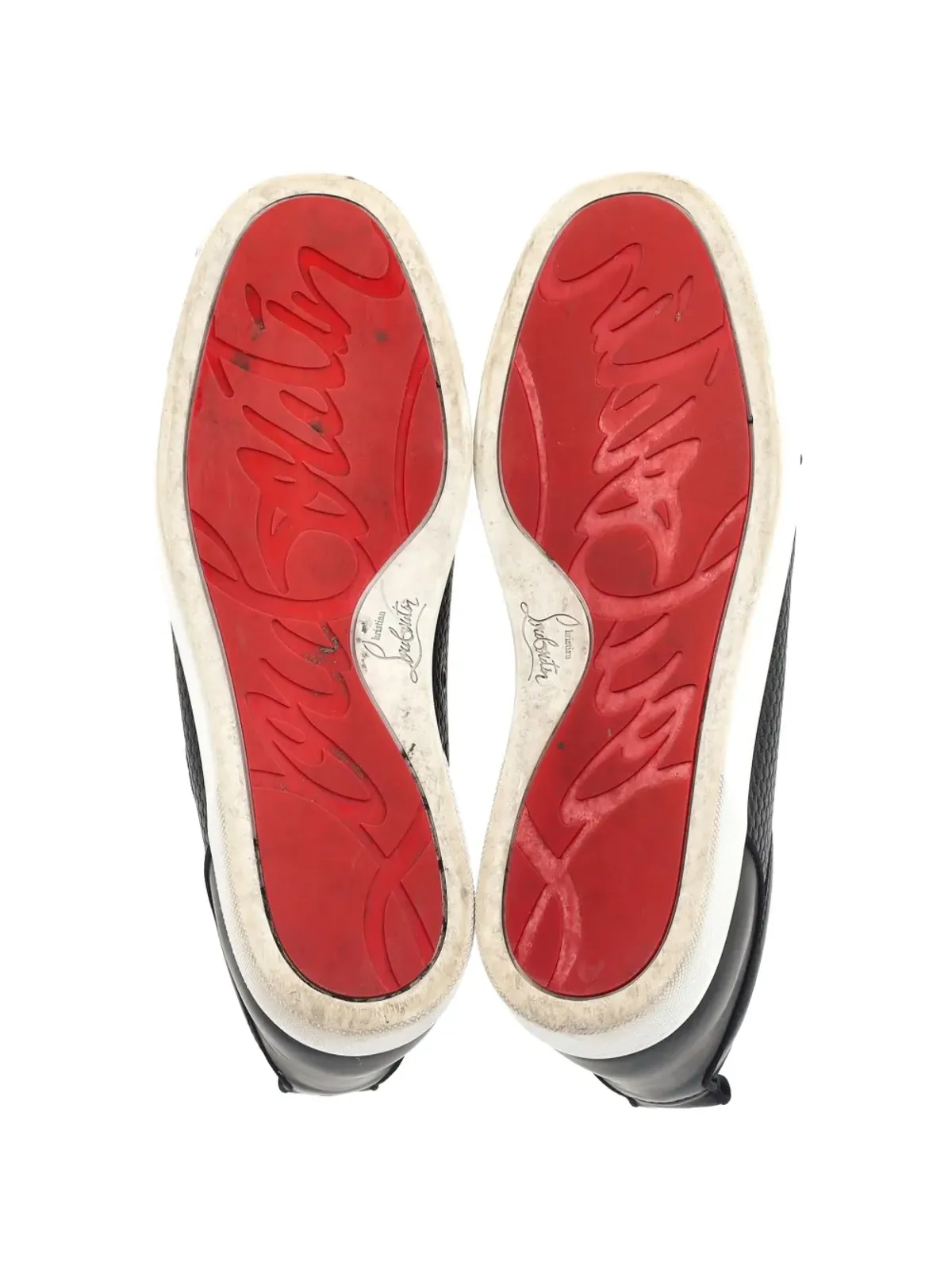 Christian Louboutin ビンテージ ルイ・ジュニア レザー スニーカー - 画像4