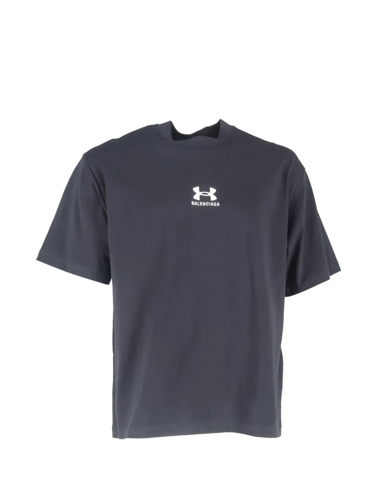 Balenciaga Pre-Owned x Under Armour ロゴディテール コットンTシャツ - 画像1