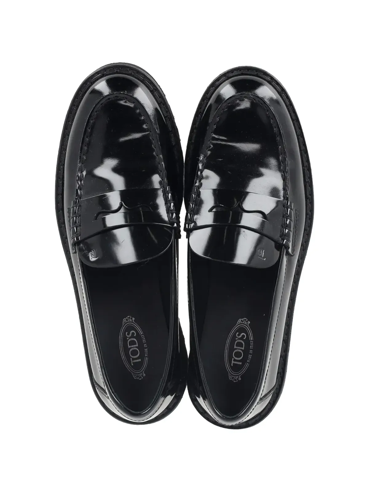 Tod's Vintage レザー ペニー・スロット ローファー - 画像3