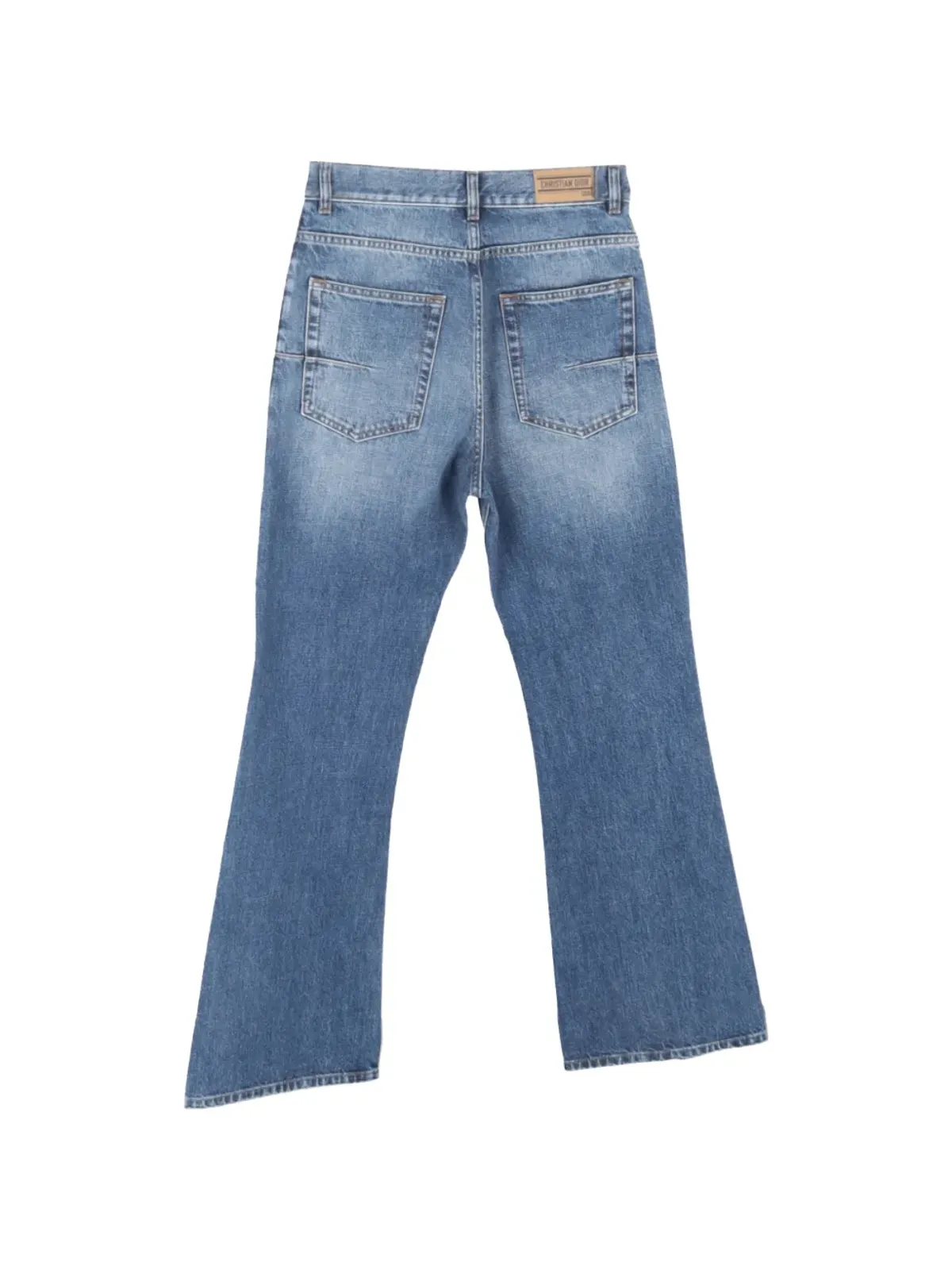 Christian Dior Pre-Owned ワイドレッグファイブポケットパンツ - 画像2