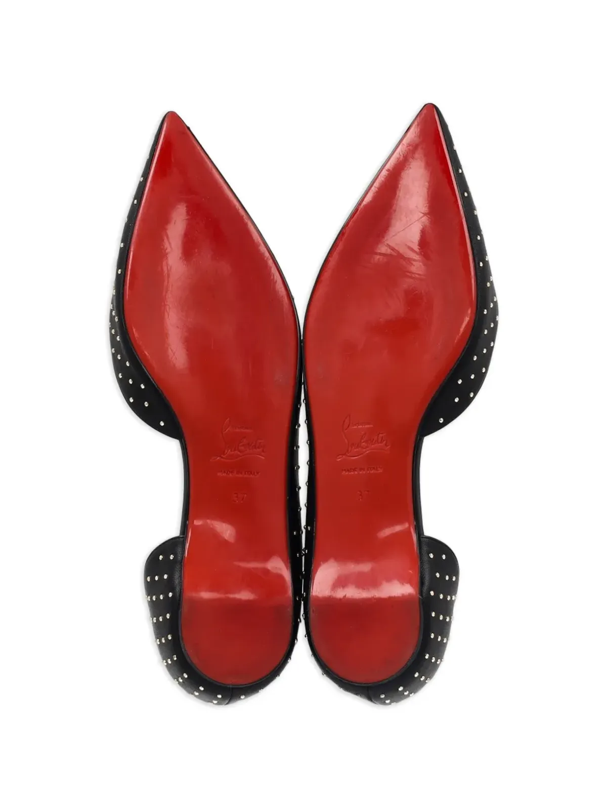 Christian Louboutin Pre-Owned ポインテッドフラットシューズ - 画像5