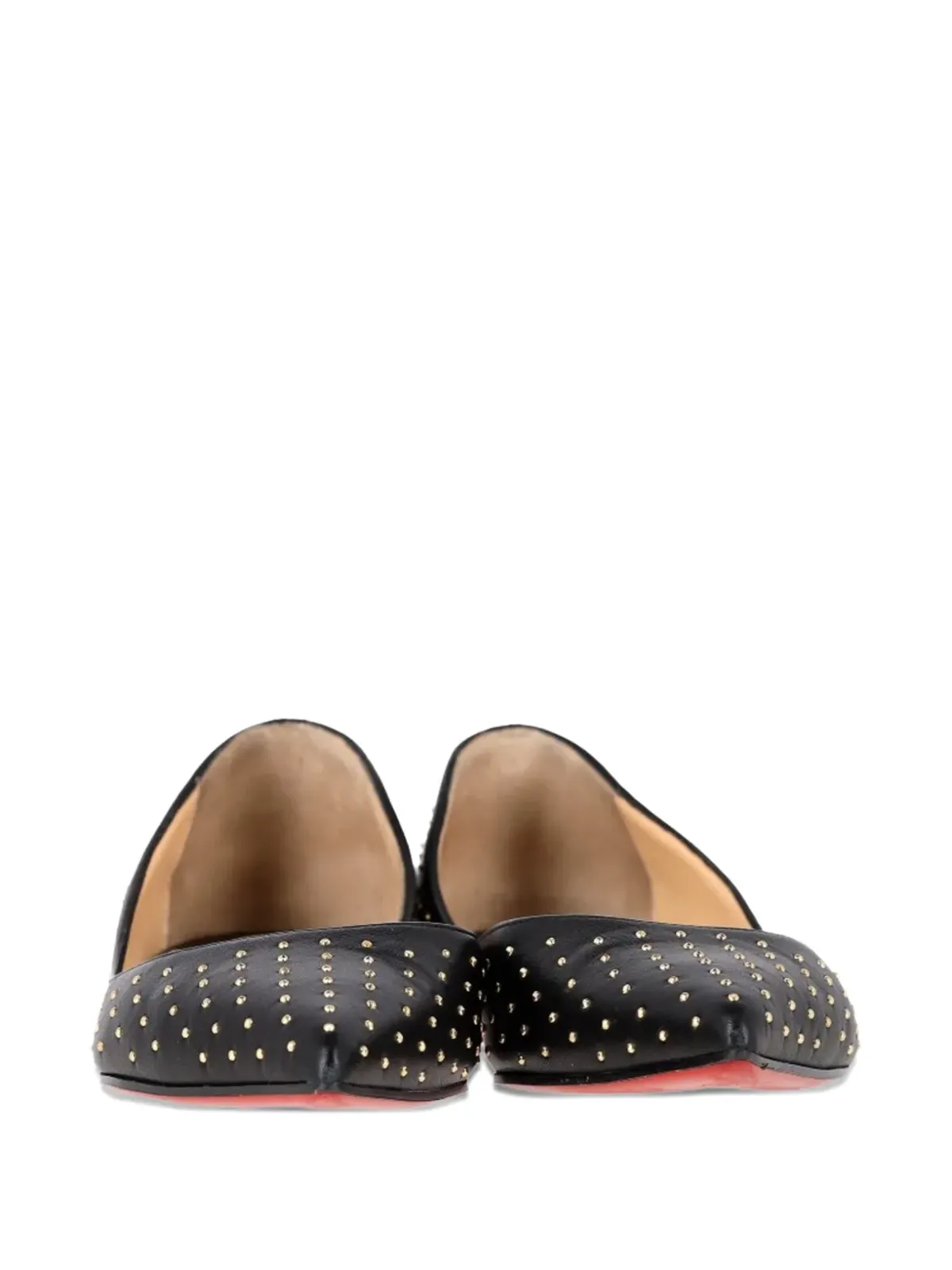 Christian Louboutin Pre-Owned ポインテッドフラットシューズ - 画像4