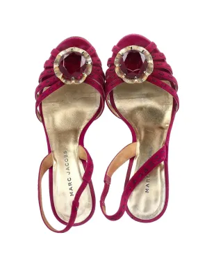 Marc Jacobs Vintage スエード スリングバック サンダル - サムネイル3