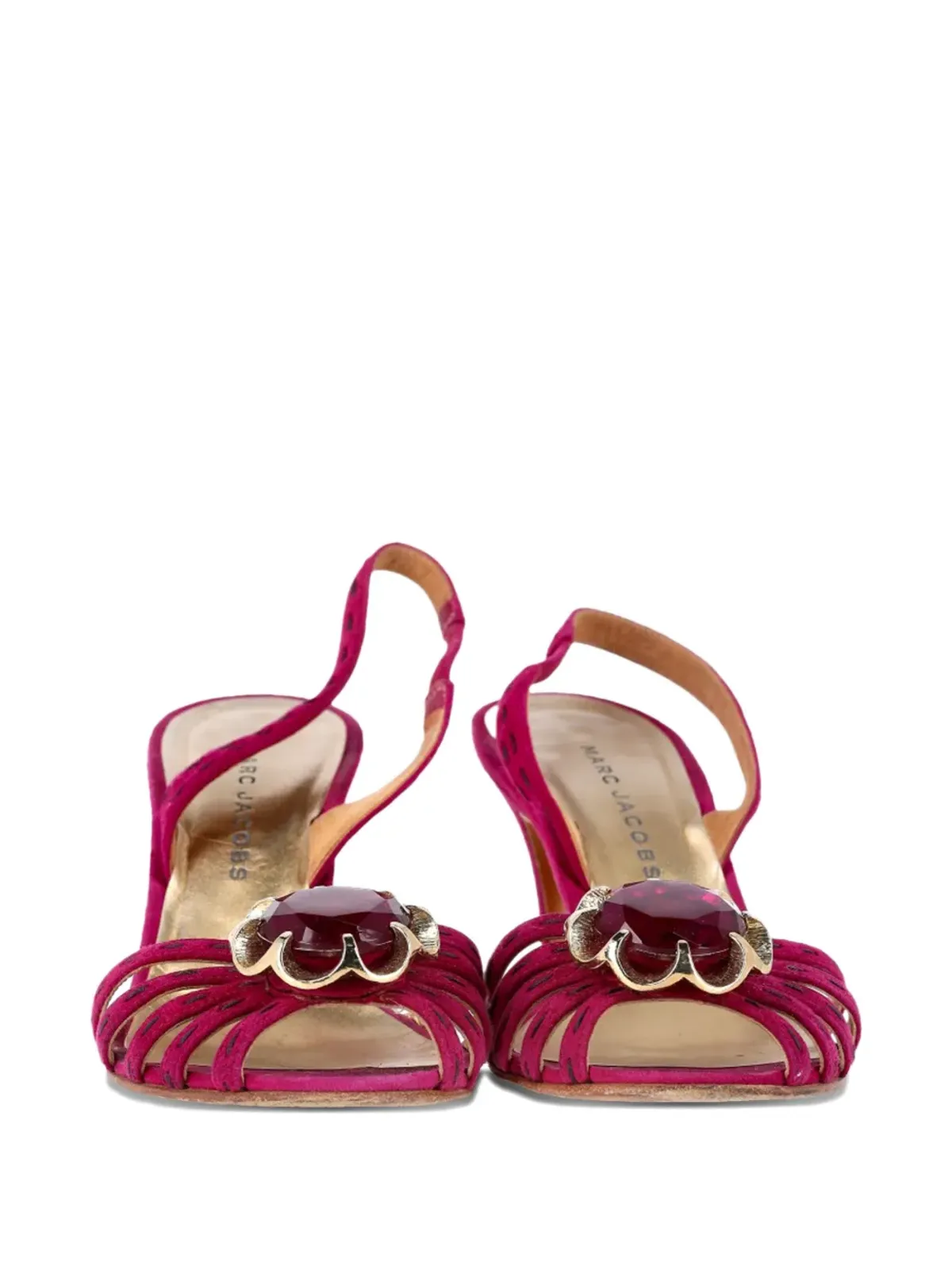 Marc Jacobs Vintage スエード スリングバック サンダル - 画像4