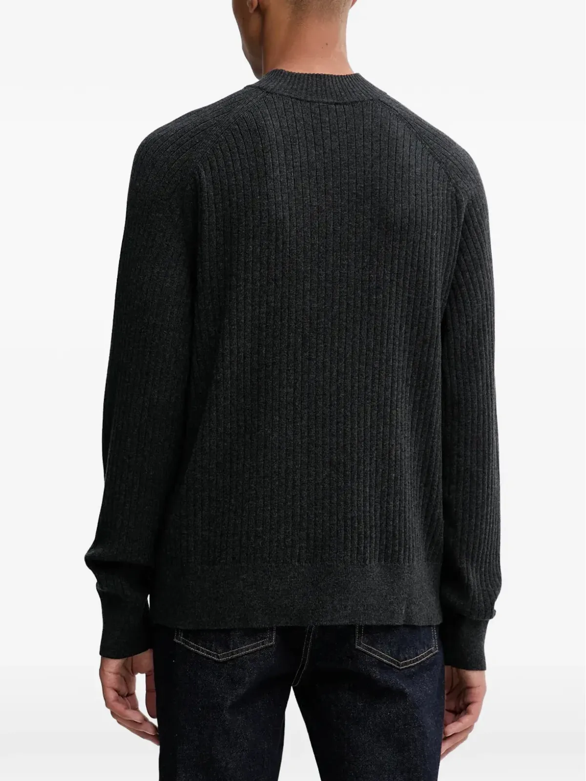 Filippa K リブ編みモックネックセーター - 画像4