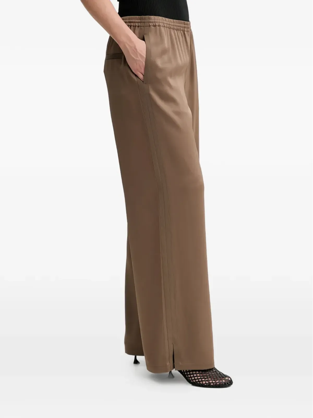 Filippa K ノヴァ エラスティックウェストバンドパンツ（ブラウン） - 画像3