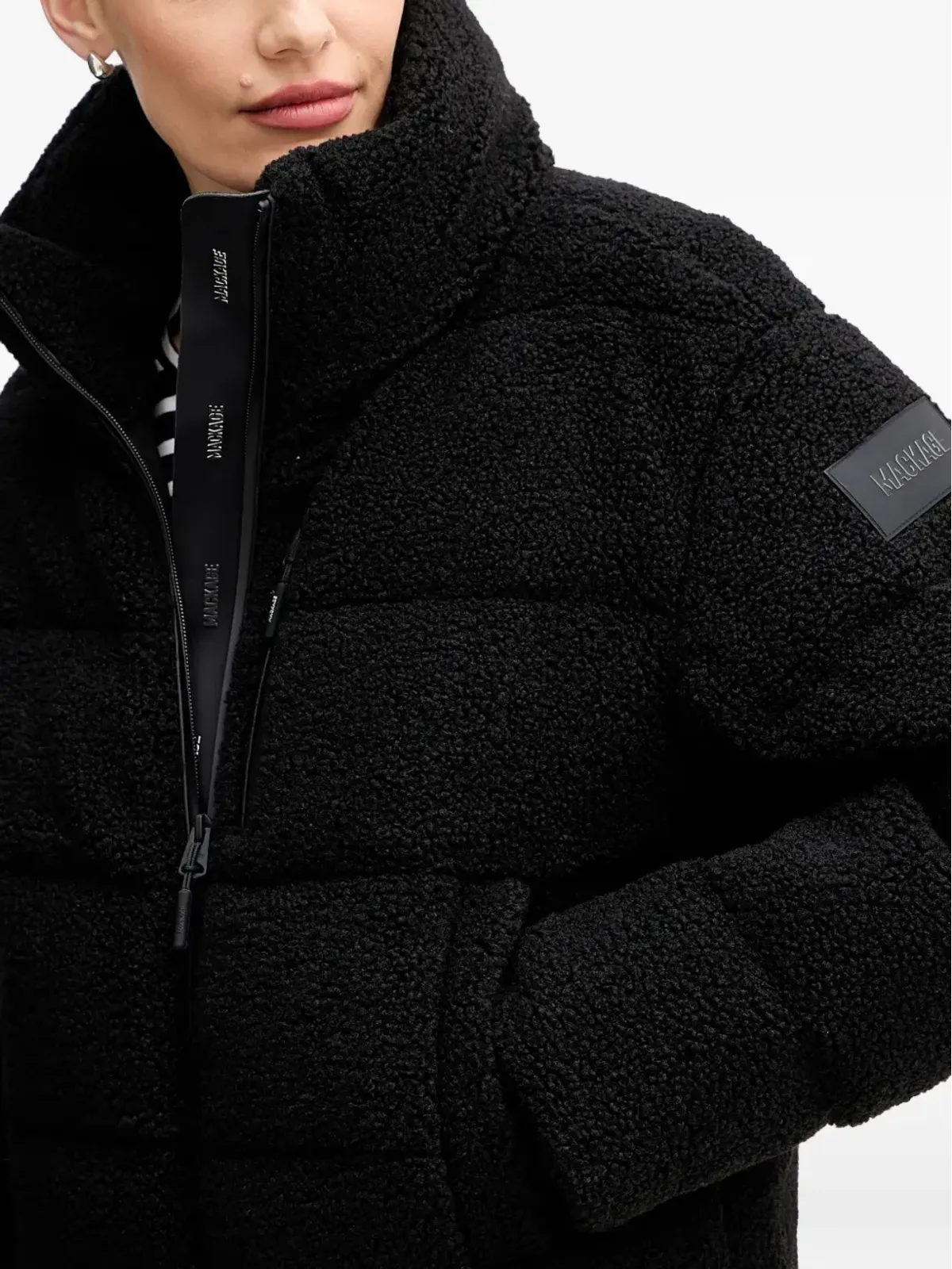 Mackage アナヤ パディッドジャケット - ブラック - 画像5