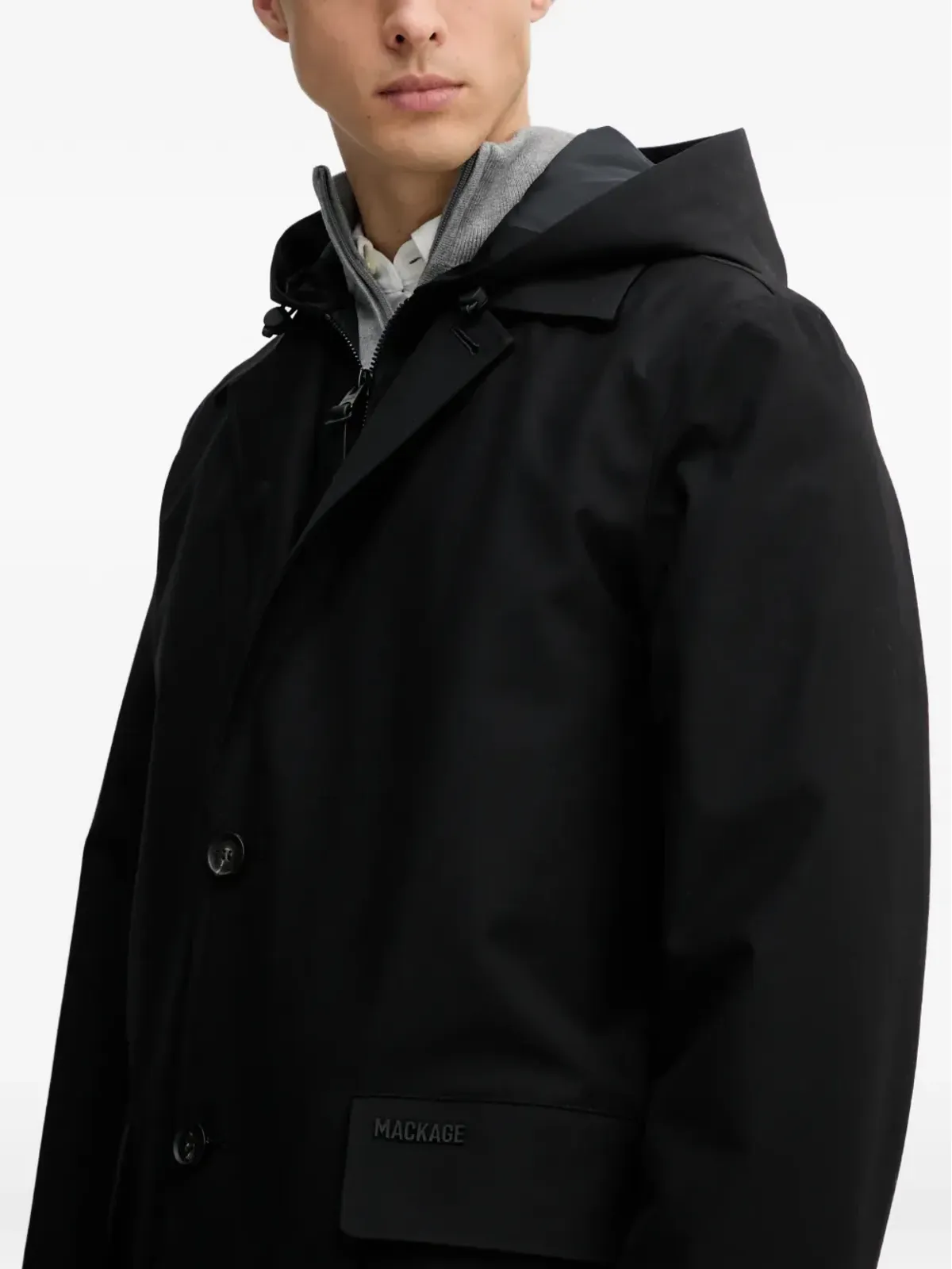 Mackage マティアス フード付きポケットコート - 画像3