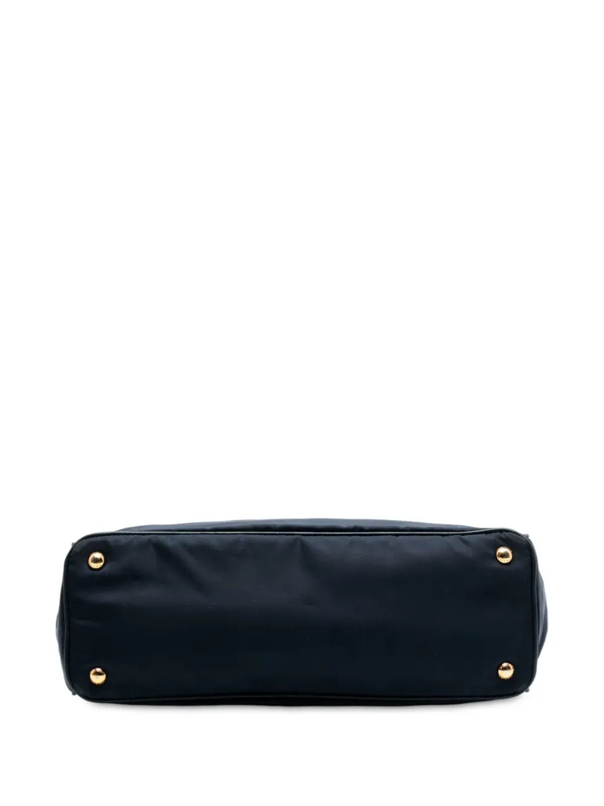 Prada Vintage サフィアーノ・トリム テッスート サッチェル - 画像4