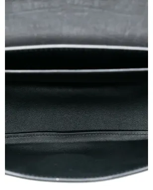 Saint Laurent Pre-Owned クロコ型押しヌバック モノグラム Kaia クロスボディバッグ - サムネイル5