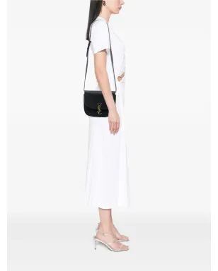 Saint Laurent Pre-Owned クロコ型押しヌバック モノグラム Kaia クロスボディバッグ - サムネイル2