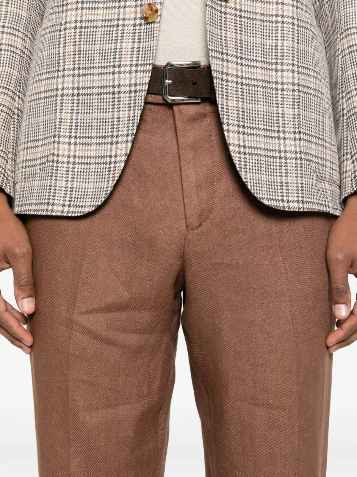 Lardini ベルトループ付きパンツ - 画像5