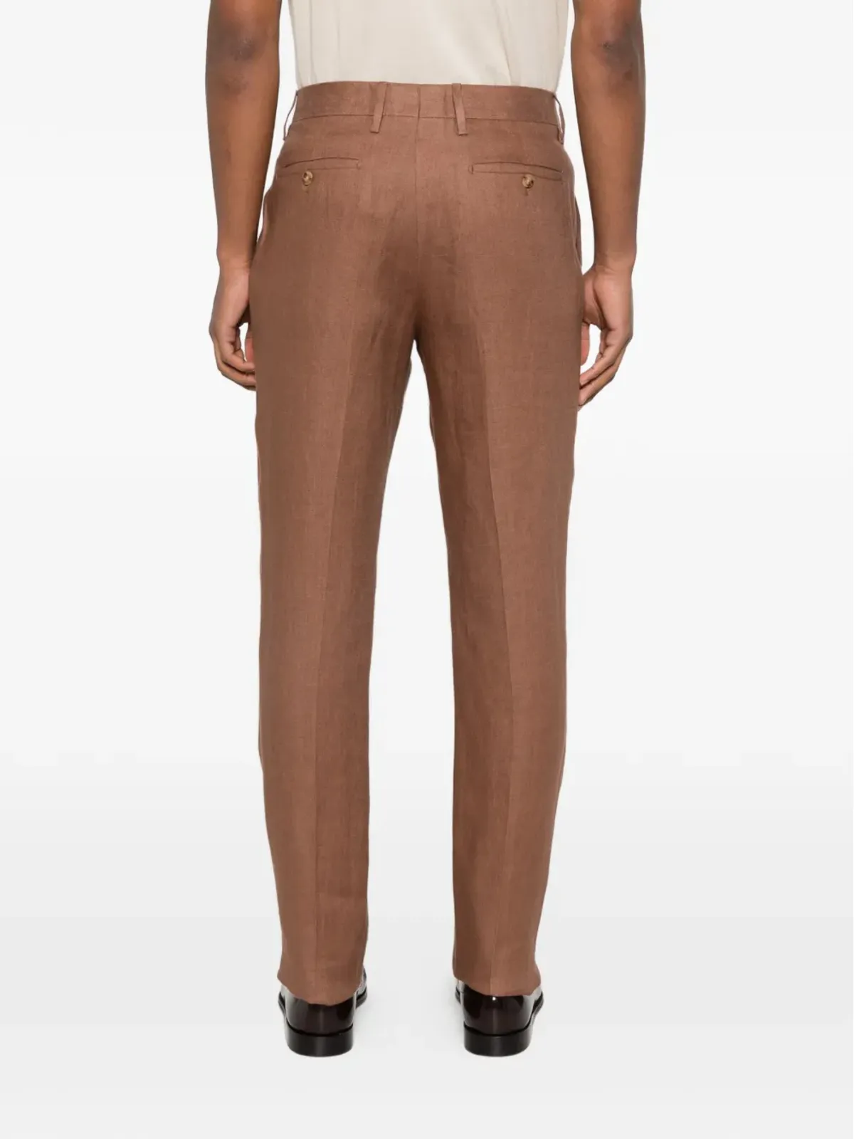 Lardini ベルトループ付きパンツ - 画像4