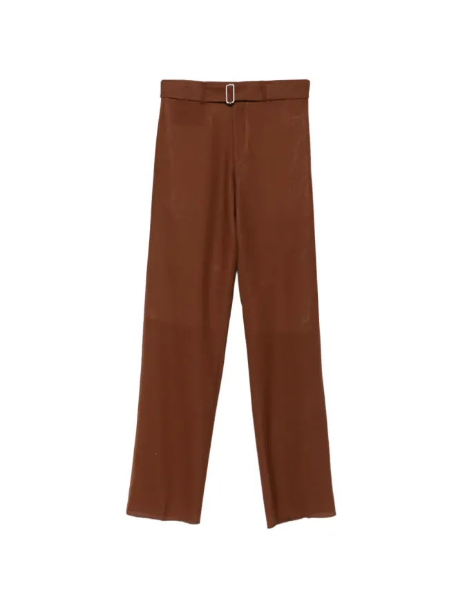 Lardini Lardini ベルト付きトラウザー - ブラウンの商品画像