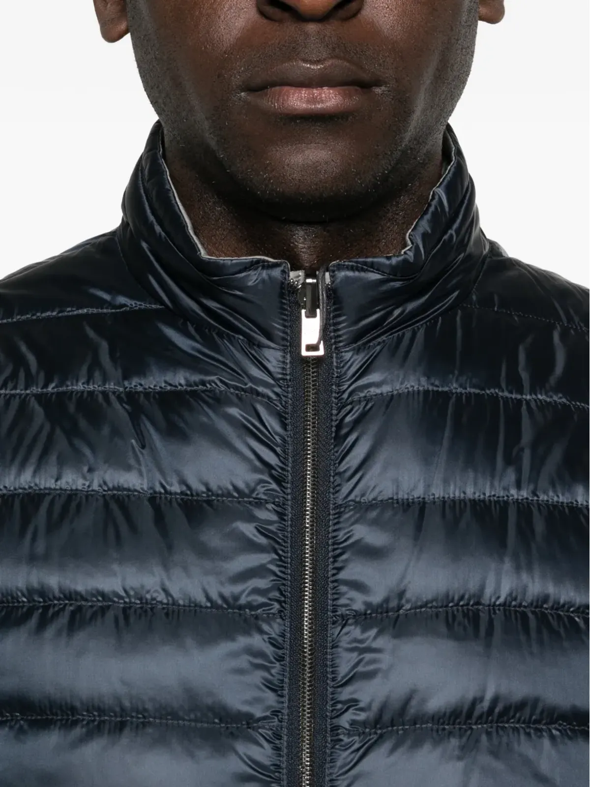 Herno ジップファスナー付きキルテッドジレ - 画像5