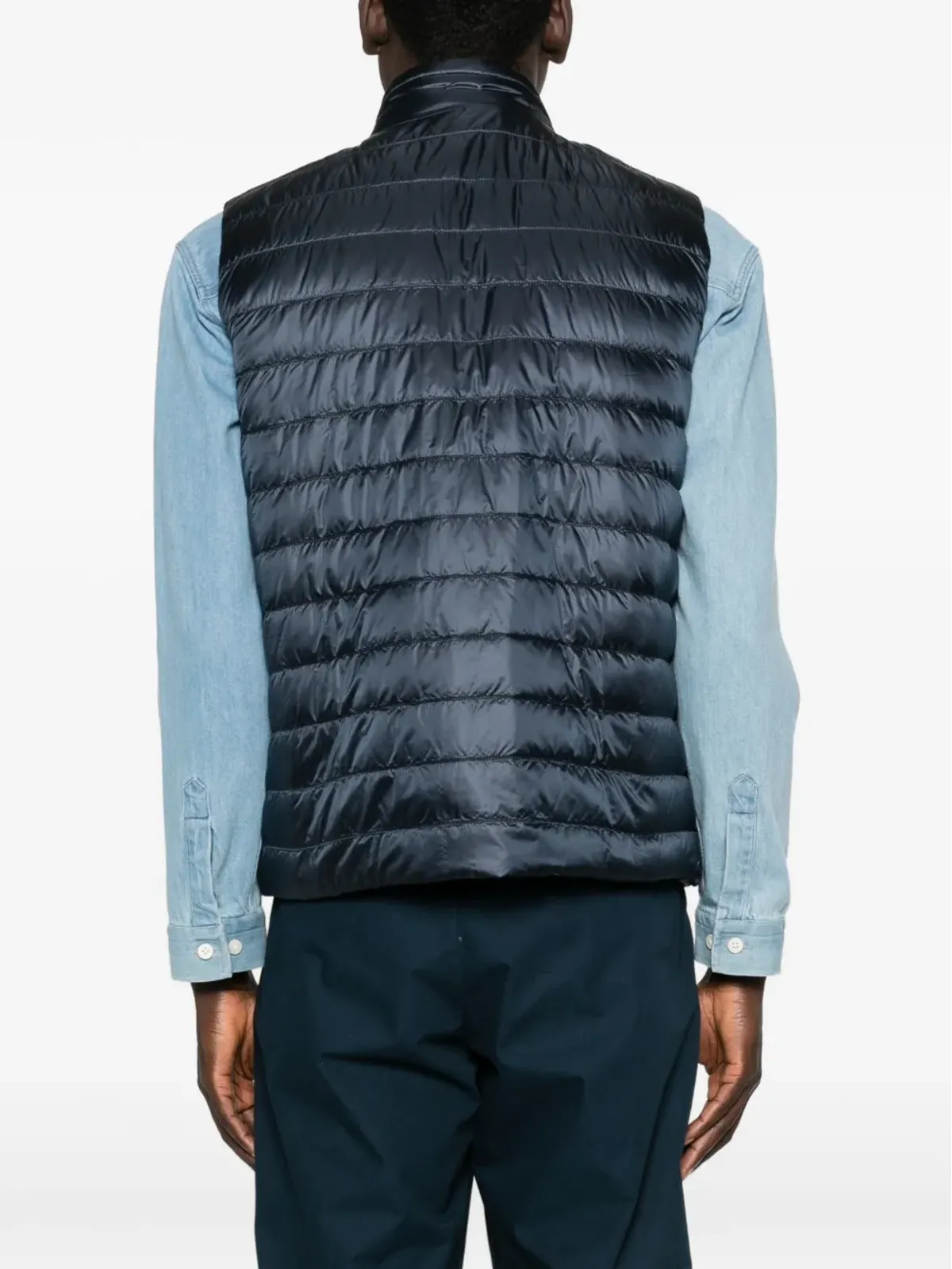 Herno ジップファスナー付きキルテッドジレ - 画像4