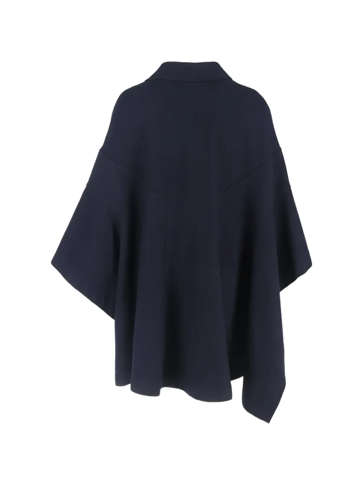 Escada Pre-Owned ジップ付きウールケープ - ブルー - 画像2