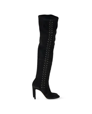 Jimmy Choo Pre-Owned Marie ニーハイブーツ - Black - サムネイル1