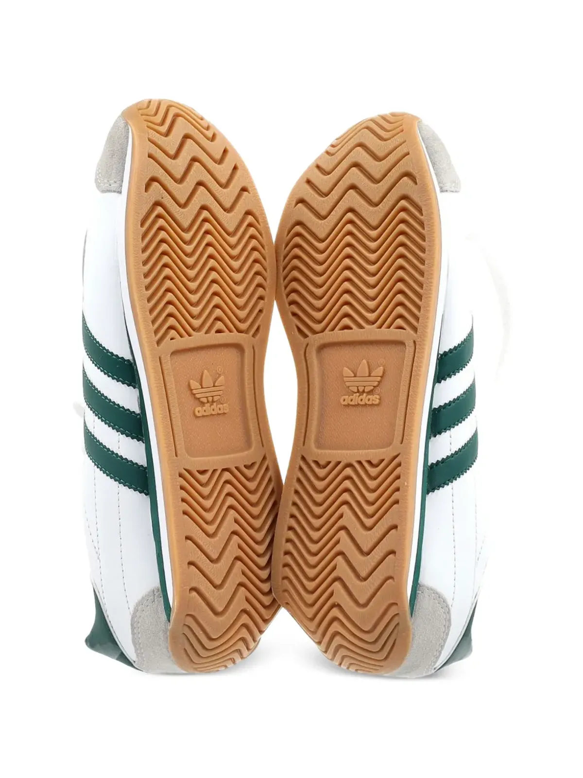 adidas カントリー レザー3ストライプスニーカー - ホワイト - 画像5