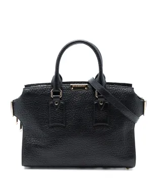 Burberry Pre-Owned クリフトン サッチェル（中目グレインレザー） - サムネイル1