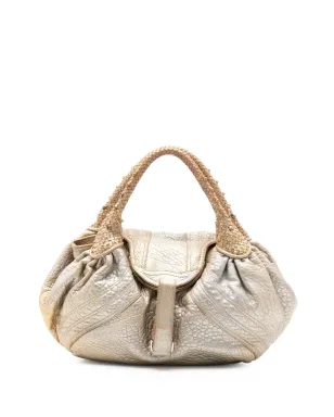 Fendi Pre-Owned 2000-2010 Bimetal Nappa Spy hobo bag - Gold - サムネイル1