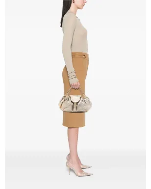 Fendi Pre-Owned 2000-2010 Bimetal Nappa Spy hobo bag - Gold - サムネイル2