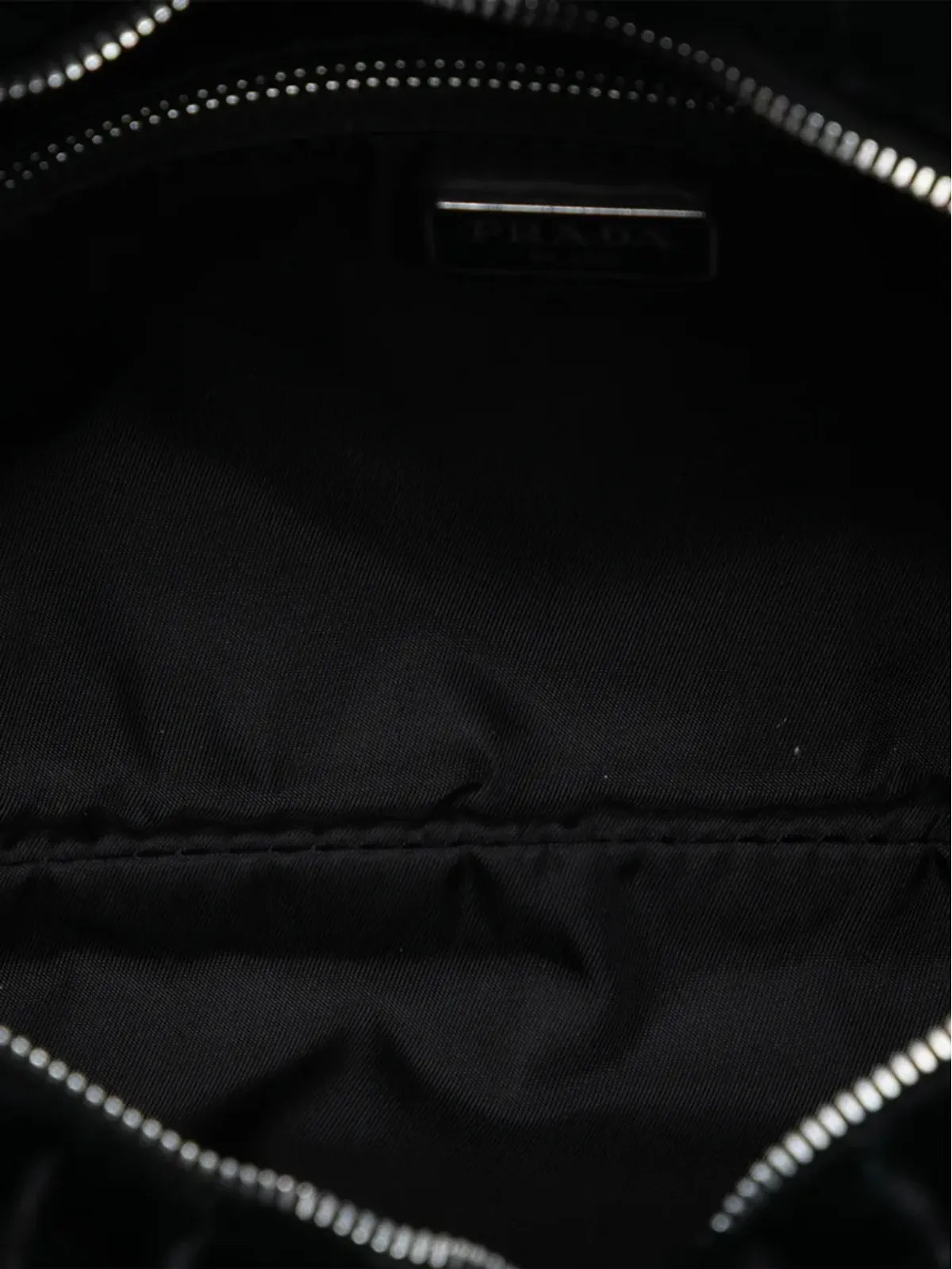 Prada Pre-Owned ベルベット刺繍ポシェット・クロスボディバッグ - 画像5