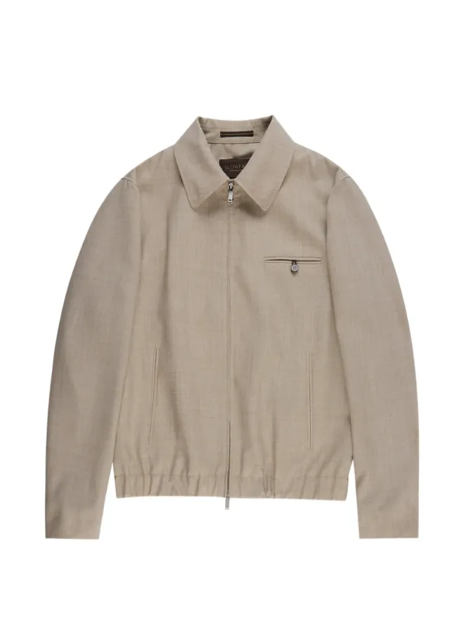 Montedoro Montedoro Primo zip-up wool bomber jacketの商品画像