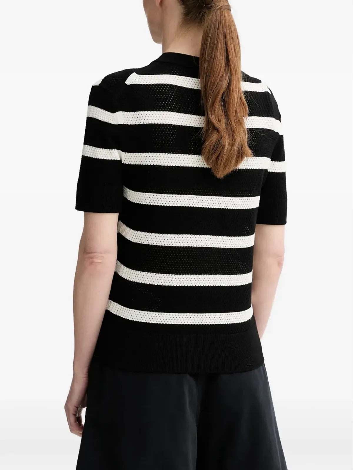 Filippa K ストライプ柄 半袖Tシャツ - ブラック - 画像3