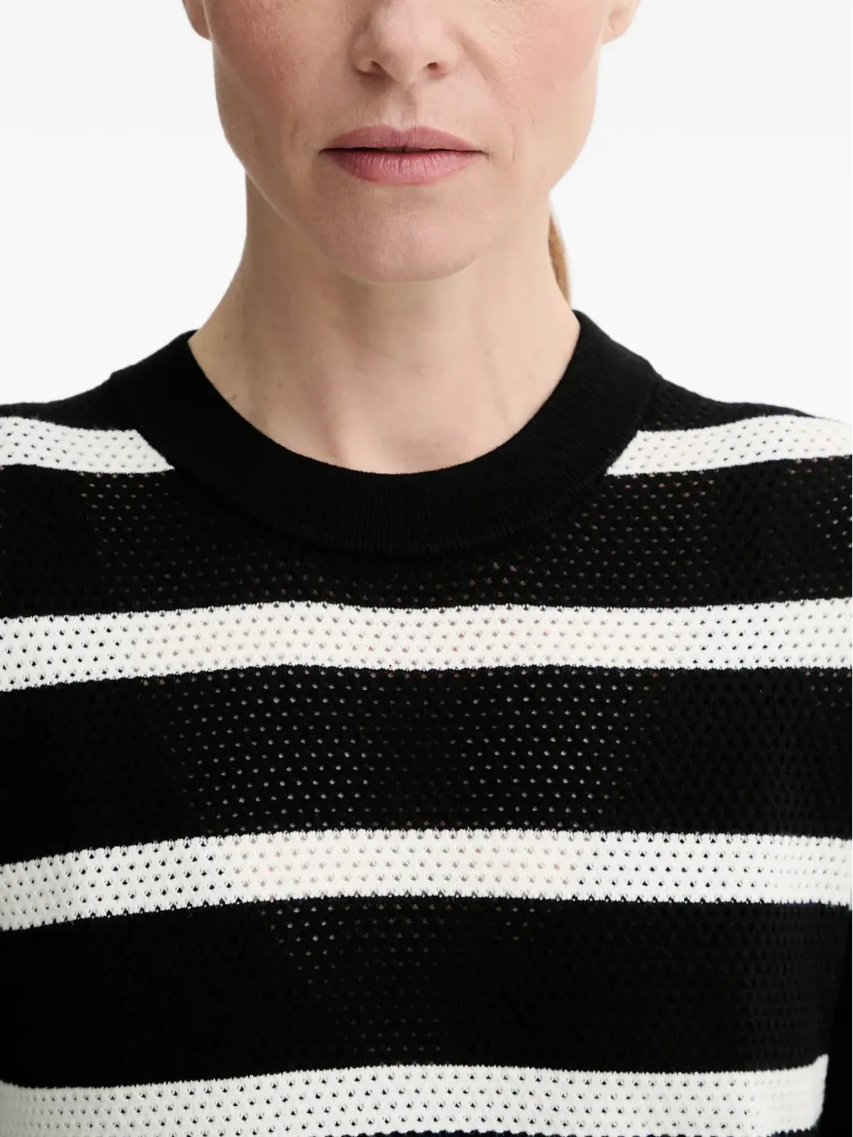 Filippa K ストライプ柄 半袖Tシャツ - ブラック - 画像4