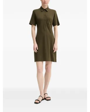 Filippa K ボタン留めポケット付きワンピース - グリーン - サムネイル2