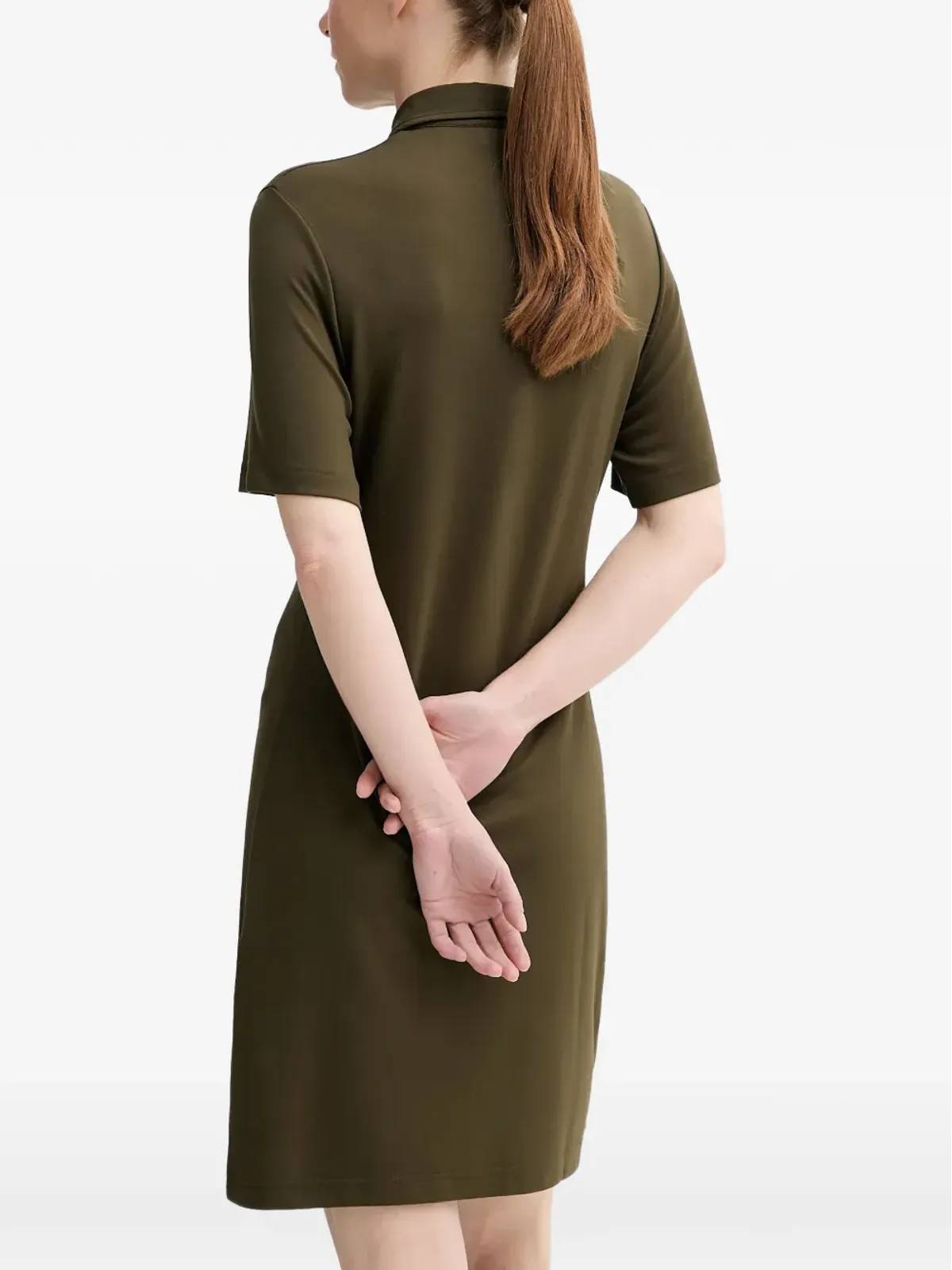 Filippa K ボタン留めポケット付きワンピース - グリーン - 画像3