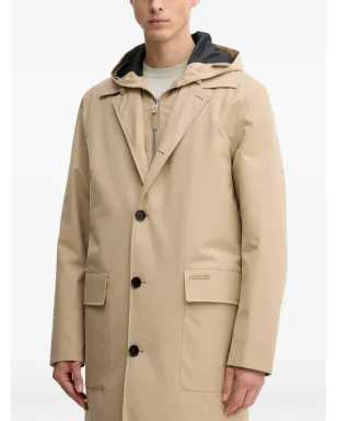 Mackage Mathias フード付きボンテ�コート - ニュートラル - サムネイル3