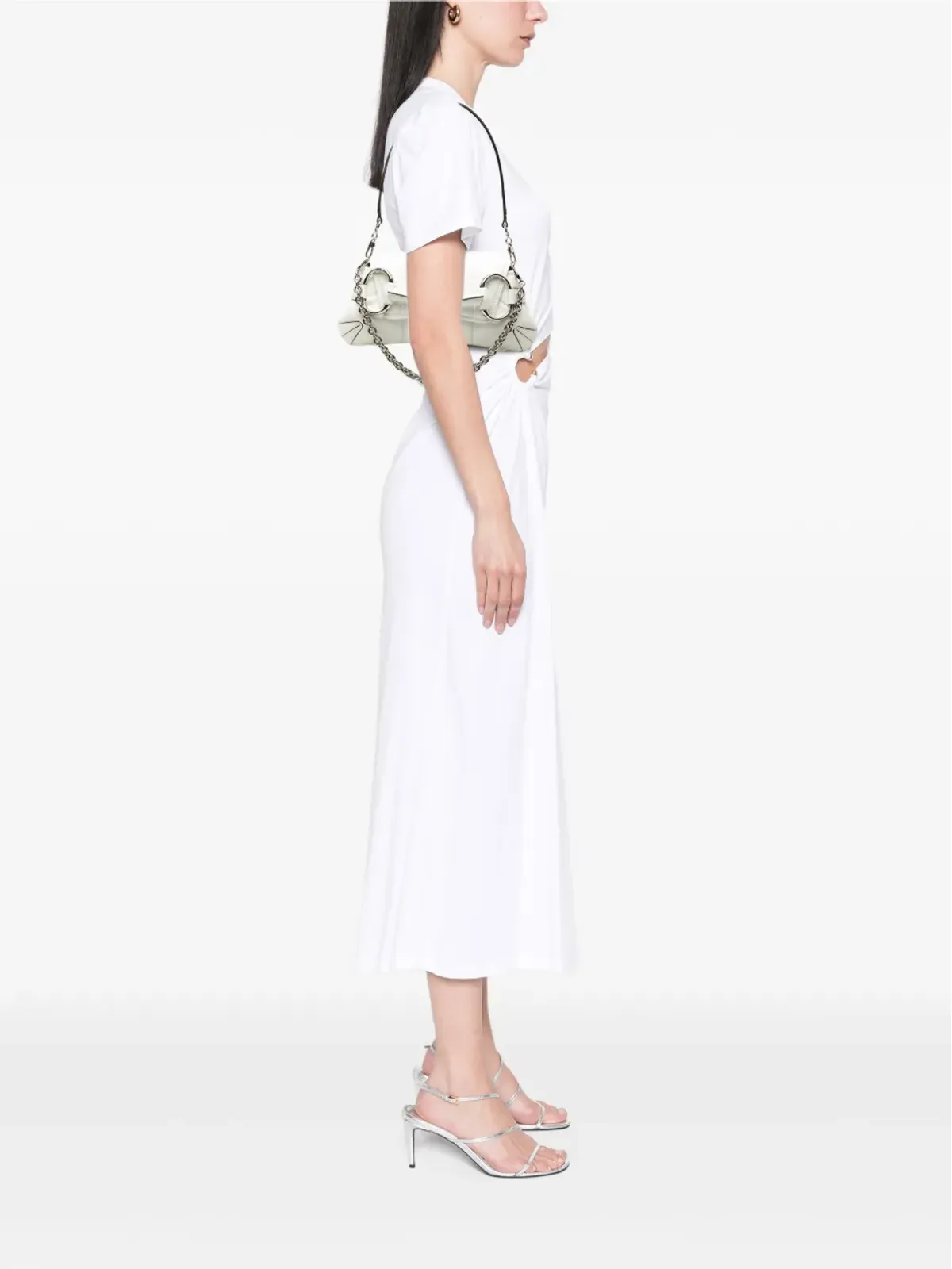Gucci Pre-Owned 小型キルテッドレザー ホースビットチェーン サッチェル - 画像2