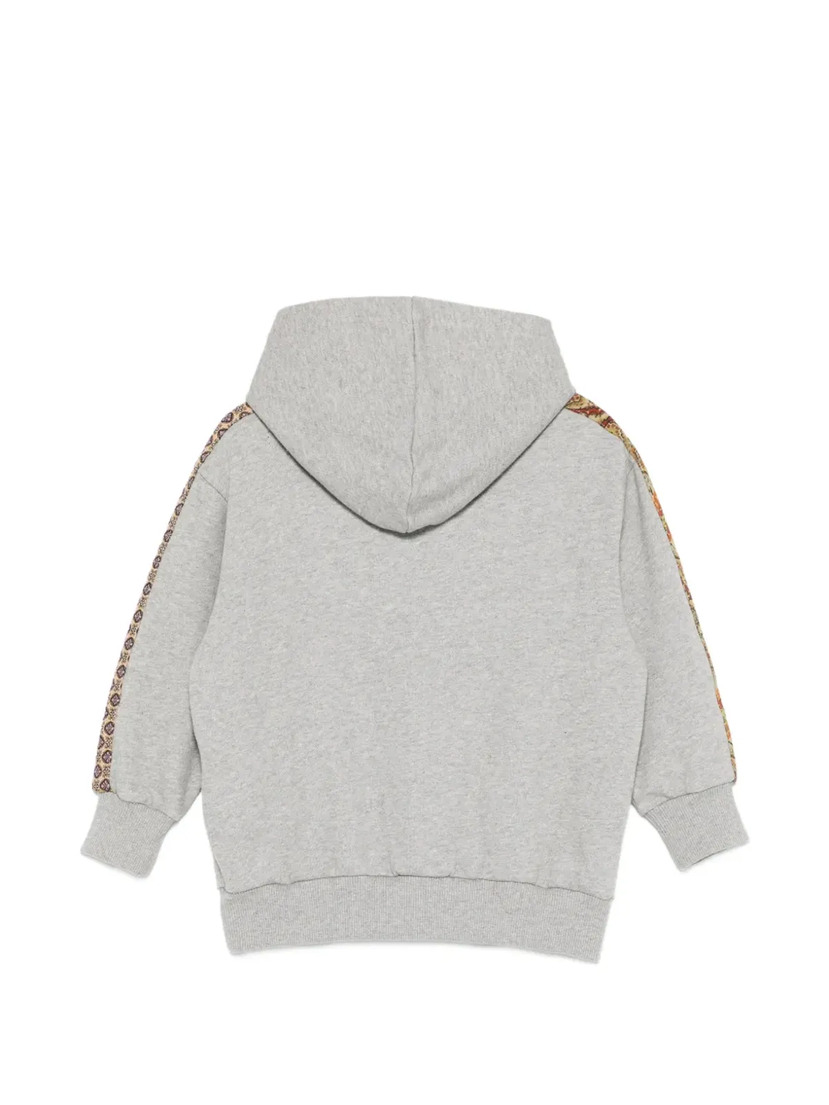 ETRO KIDS ペイズリーロゴ入りフード付きパーカー - グレー - 画像2
