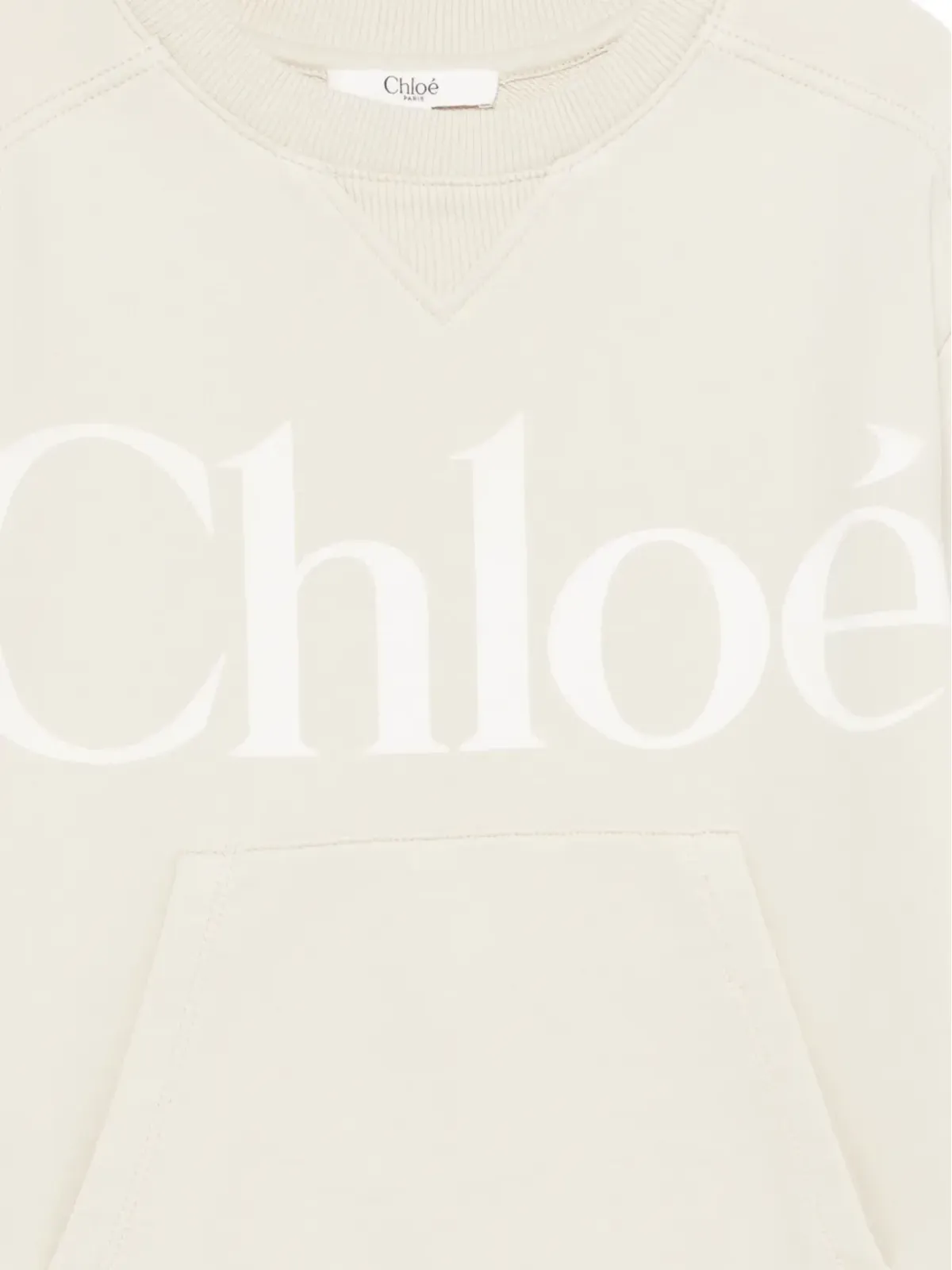 Chloé Kids ポケット付きスウェットドレス - 画像3