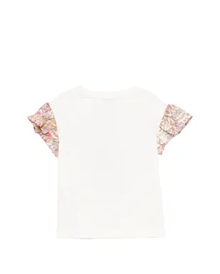 ETRO KIDS フローラル フリルTシャツ - サムネイル2