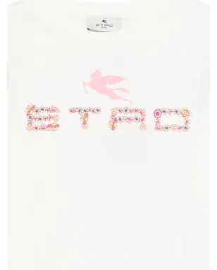 ETRO KIDS フローラル フリルTシャツ - サムネイル3