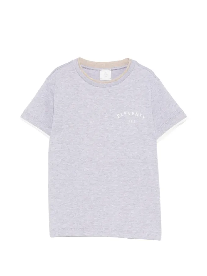 Eleventy Kids Eleventy Kids レイヤード クルーネック Tシャツの商品画像