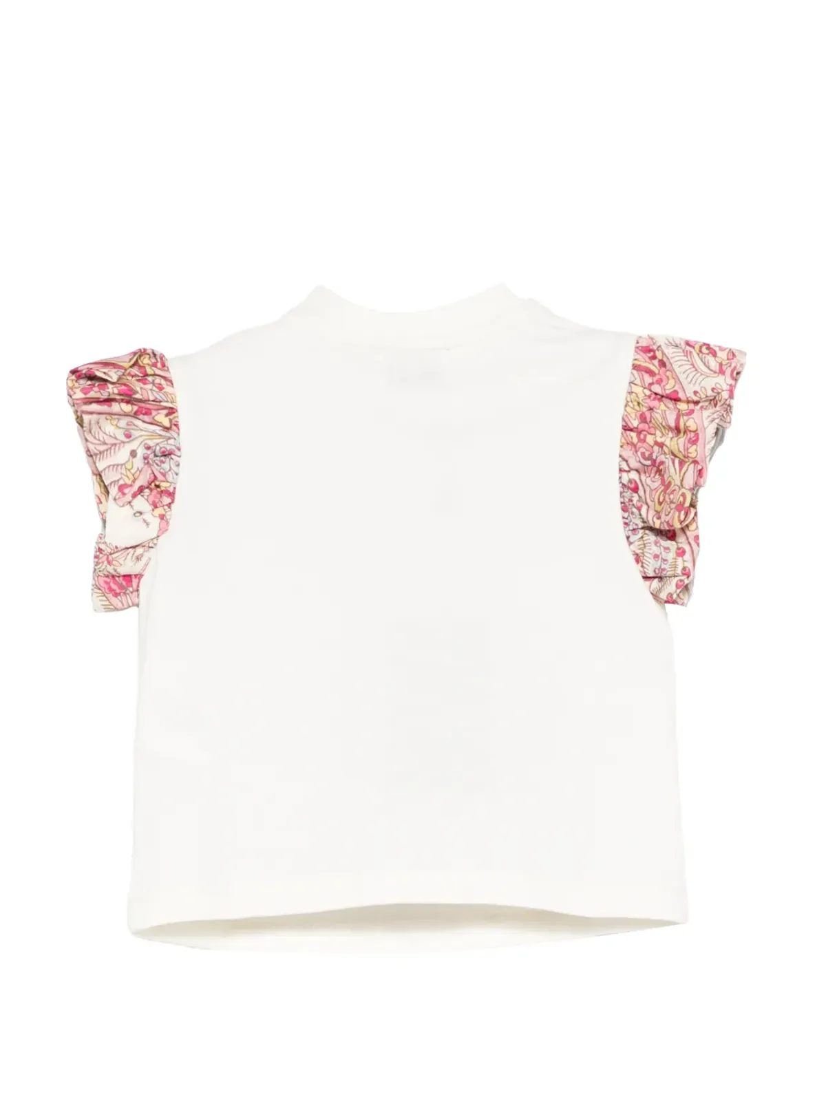 ETRO KIDS ロゴプリント花柄Tシャツ - 画像2