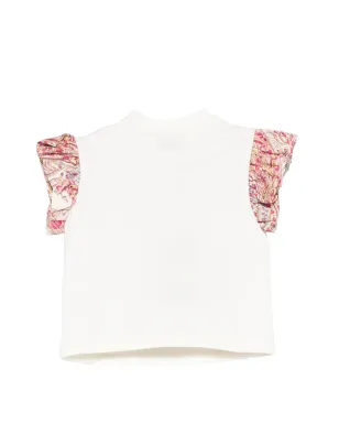 ETRO KIDS ロゴプリント花柄Tシャツ - サムネイル2